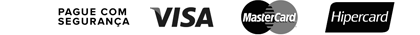 Bandeiras de cartões aceitos